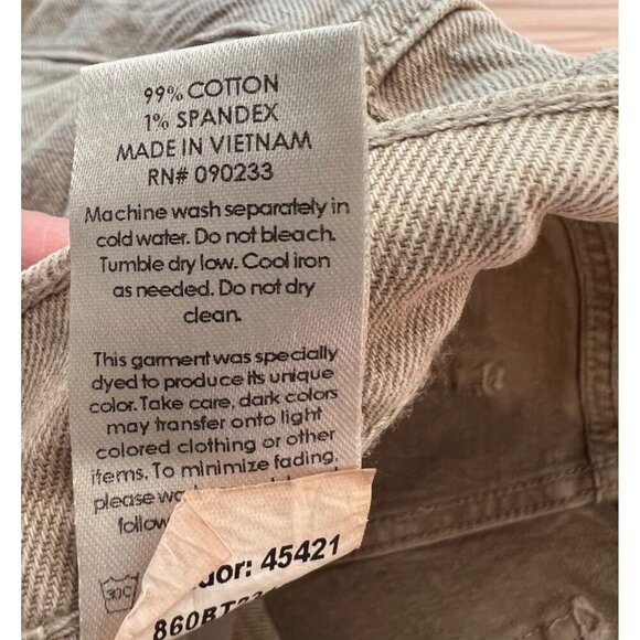 PACSUN Tan Denim Stretch High Rise Bootcut Jeans Size 25 - Picture 7 of 9